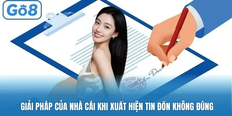 Giải pháp của nhà cái khi xuất hiện tin đồn không đúng