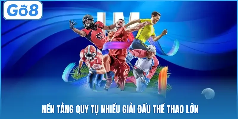 Nền tảng quy tụ nhiều giải đấu thể thao lớn